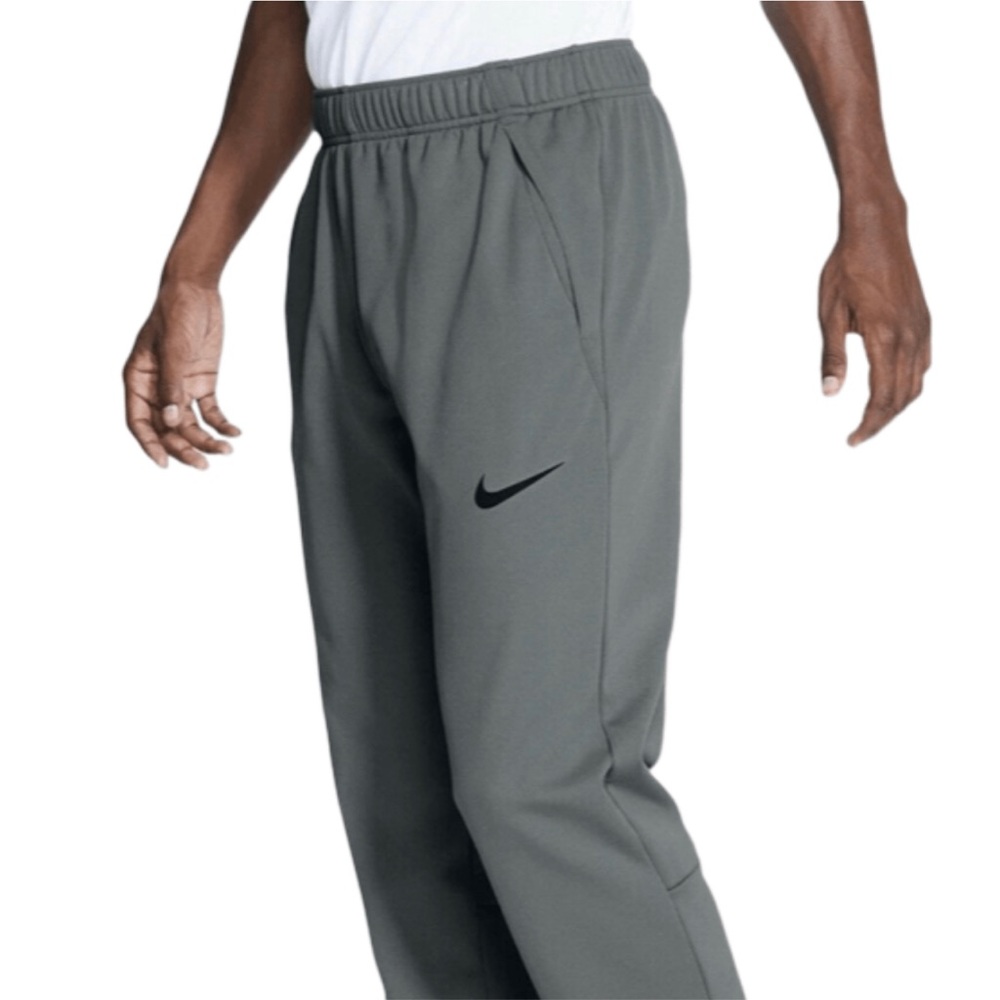 Nike training pant size L grey 100% polyester